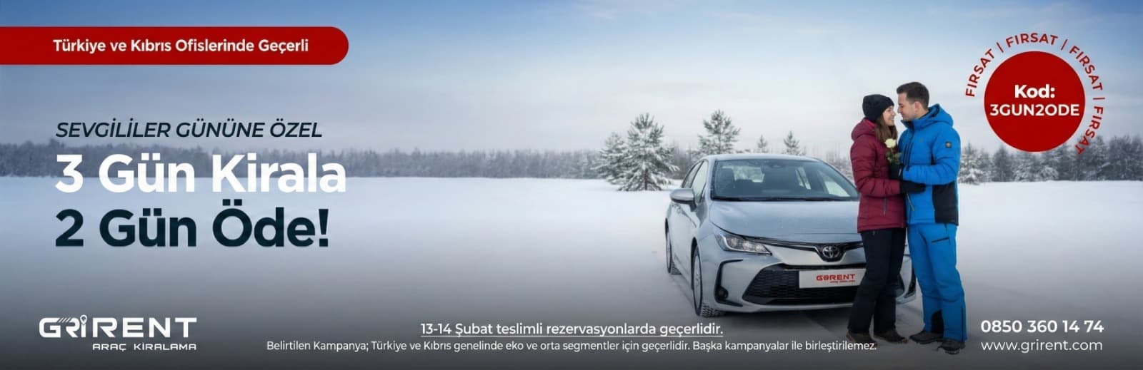 Türkiye ve Kıbrıs Ofislerinde Geçerli Sevgililer Gününe Özel Fırsatı Kaçırmayın!