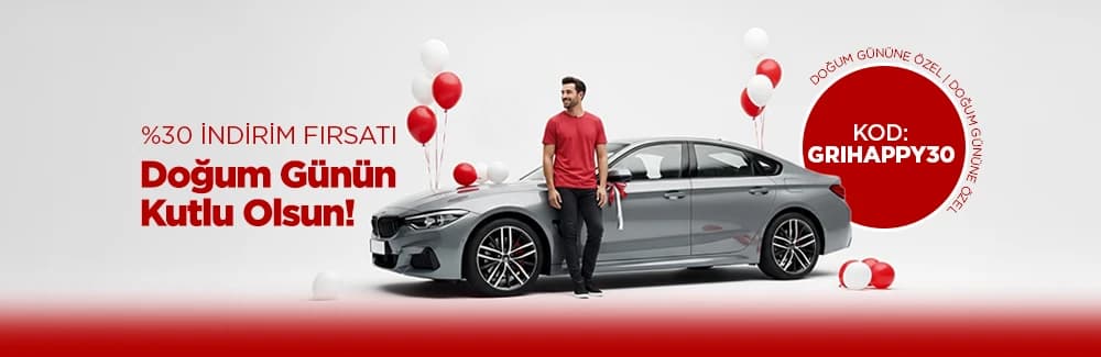 Doğum Günü Haftasına Özel %30 İndirim